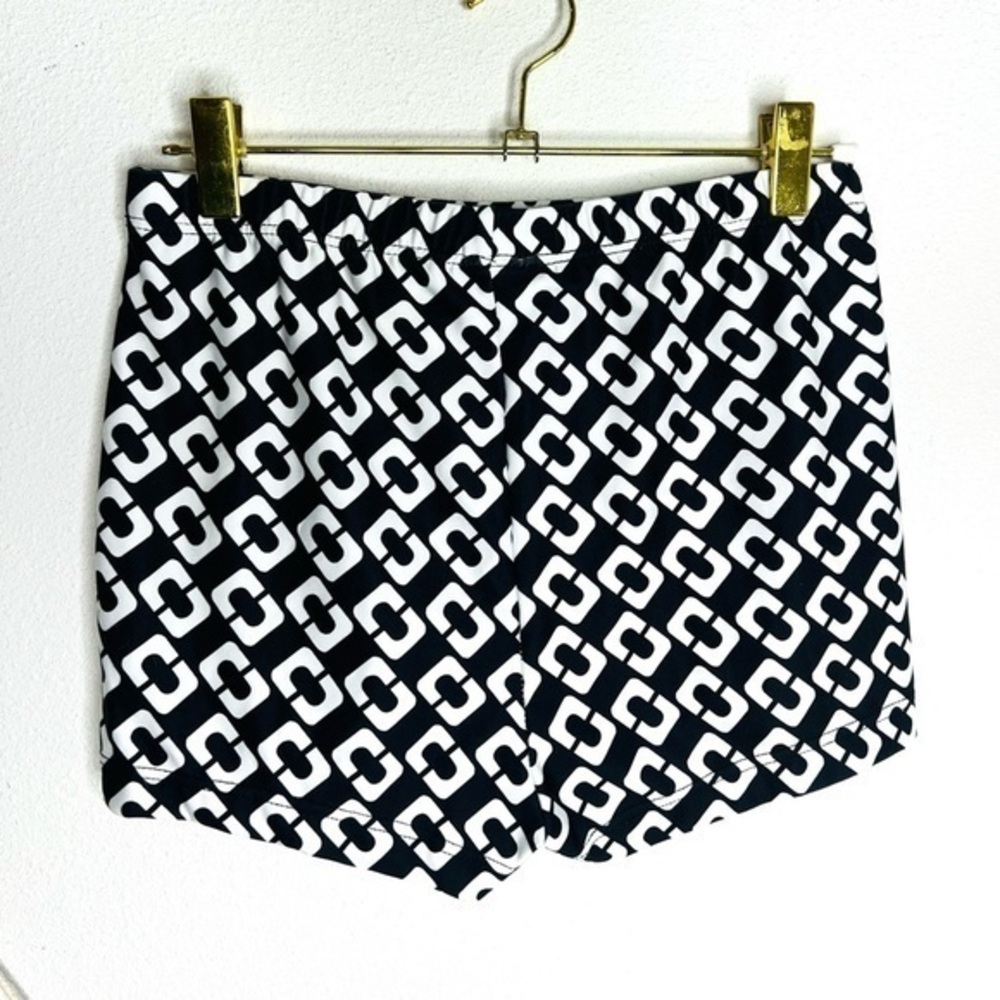 DVF x Reebok Shorts Black and White Chain link signature Workout